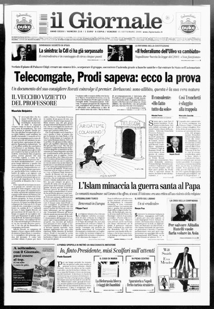 Il giornale : quotidiano del mattino